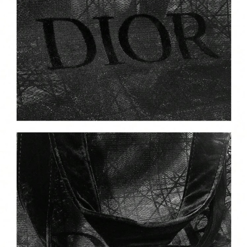 Dior VIP Black Mesh Tote Bag - Picture 5 of 6